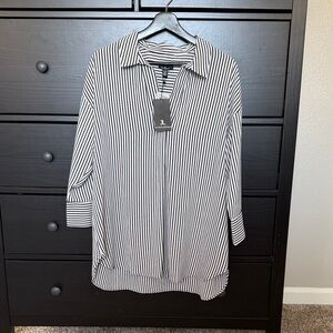 Jules & Leopold Monochrome Striped Top